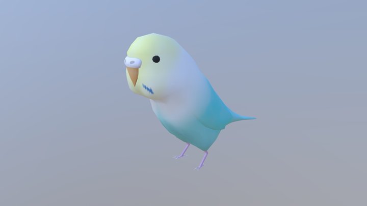 インコちゃん 3D Model