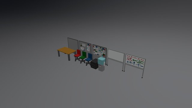 Office Components 1 3D Model