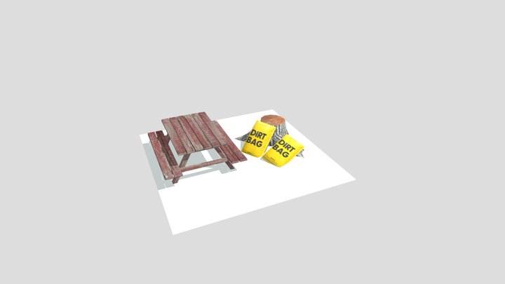 Grandma House - 3 Simple Props 3D Model