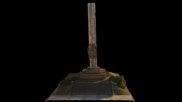 Pomnik Wdzięczności w Szczecinie 3D Model