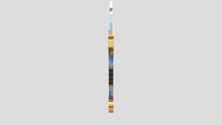 King's guard's spear 3D Model