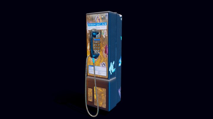 Pay phone 3D Model