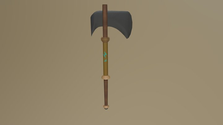 Native American Tomahawk 3D Model