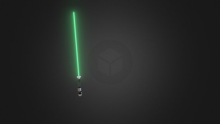 Luke Skywalker's Lightsaber V2 3D Model