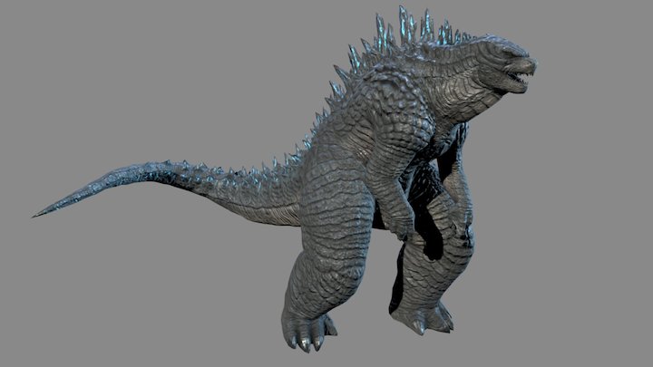 Godzilla2014 fans artwork 3D Model