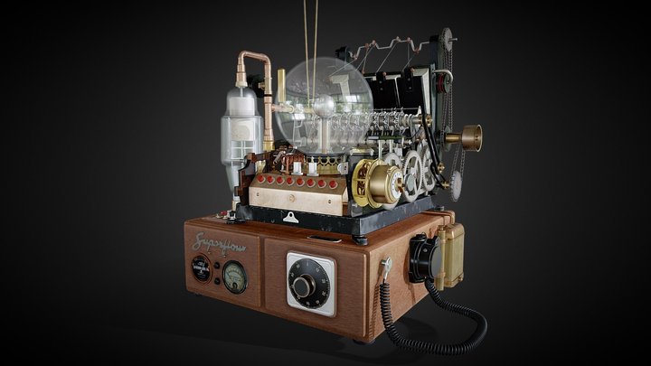 Mystic Seer Steampunk 3D Model