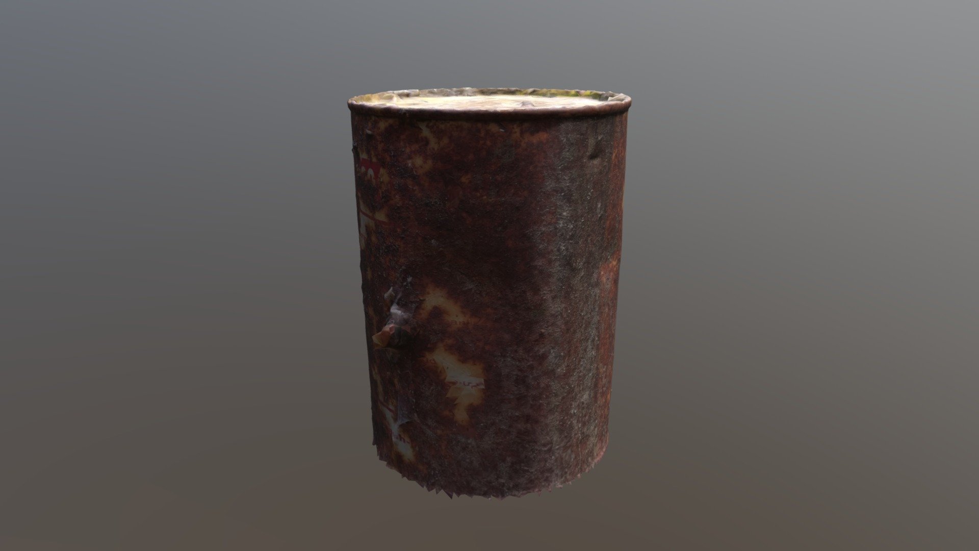 old Shell oil can - 3D model by baavoz [d7d5fe3] - Sketchfab