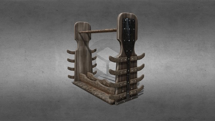 Medieval Rack 3D Model