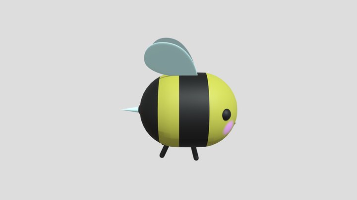 卡通蜜蜂 3D Model