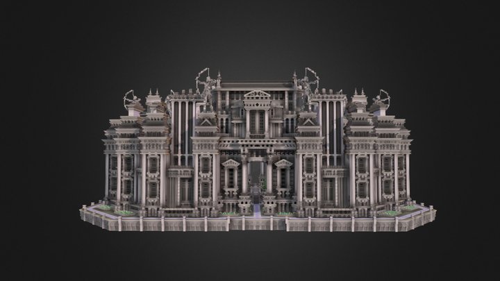 Castle faction spawn made for MineVille 3D Model