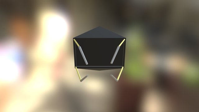 Parachute Noire 3D Model