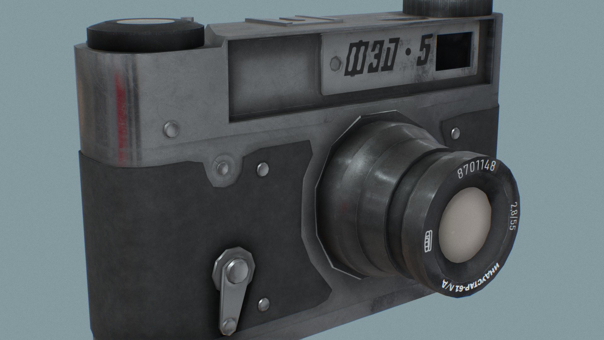 Camera FED-5 - 3D Model By DisTac [d7db535] - Sketchfab