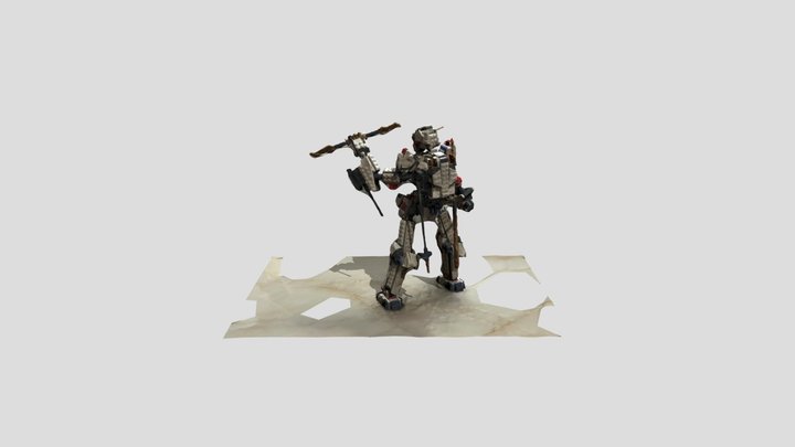 LEGO Gundam scanned 3D Model