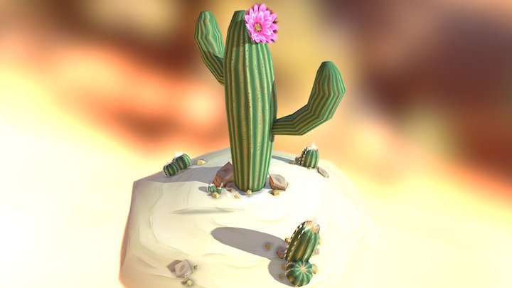 Mini Desert 3D Model