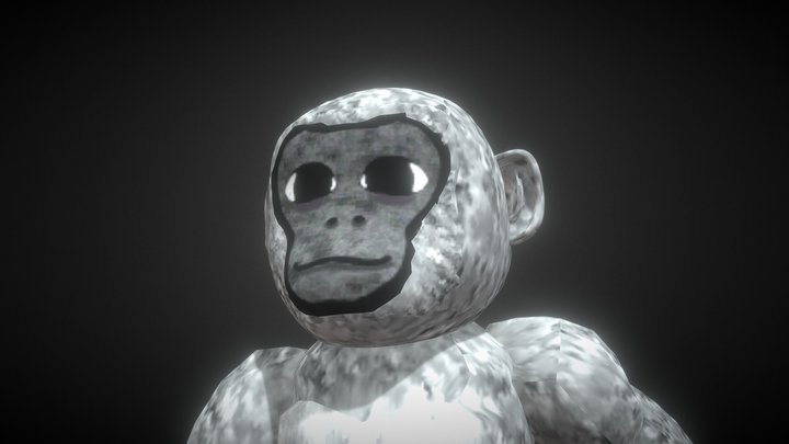 Gorilla tag playermodel pack 3D Model