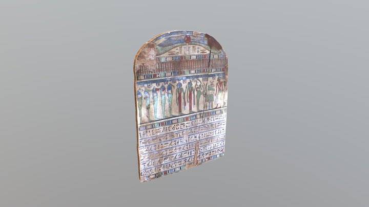 47 Stela of Meret-at 3D Model