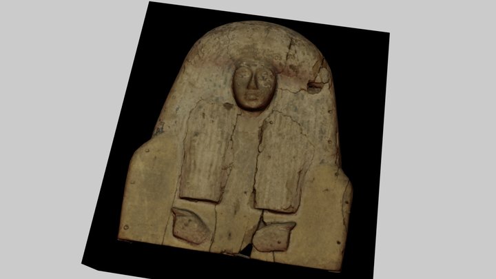 Egyptian Coffin Lid 3D Model