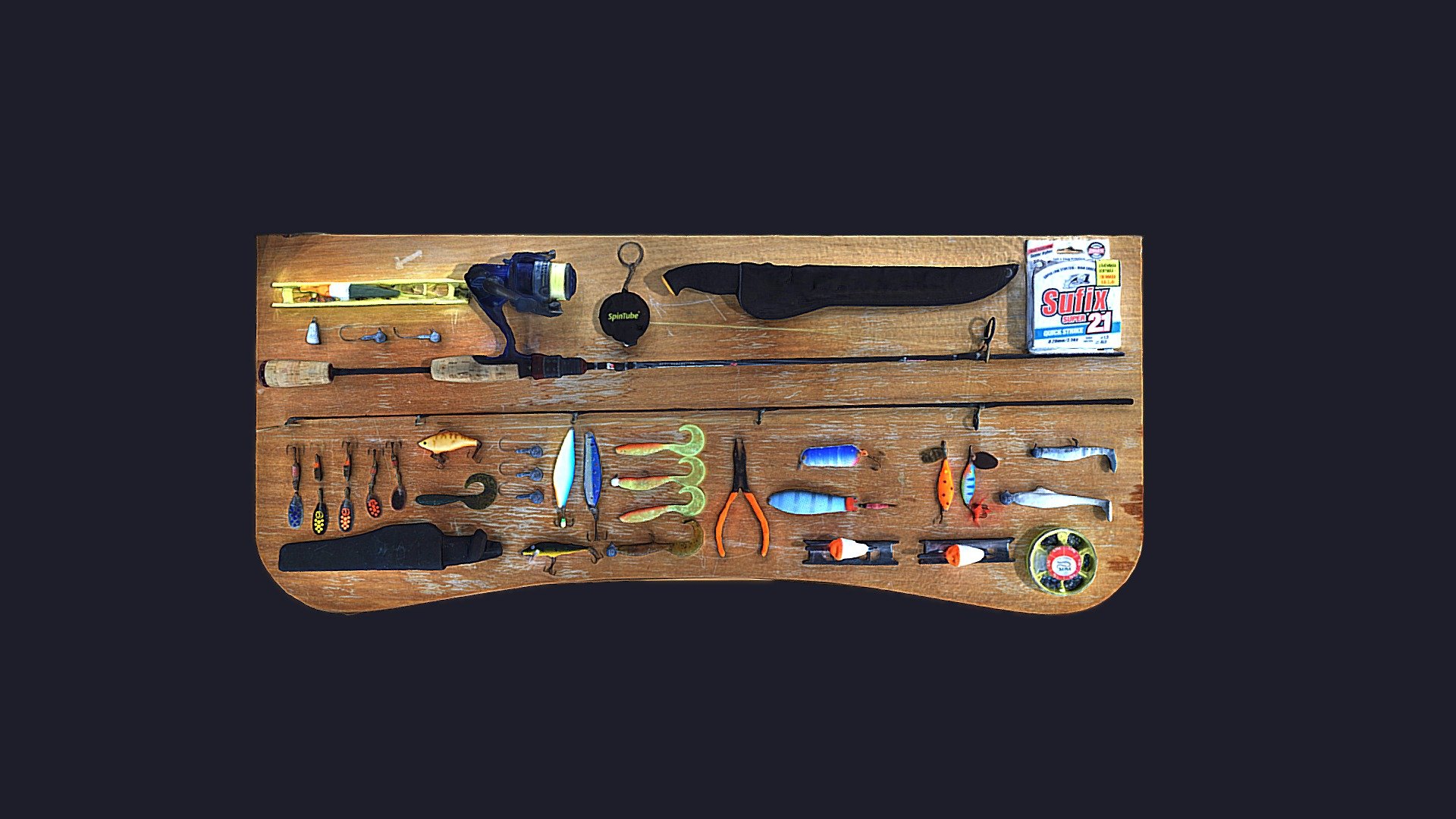 Knolling / Fishing Equipment