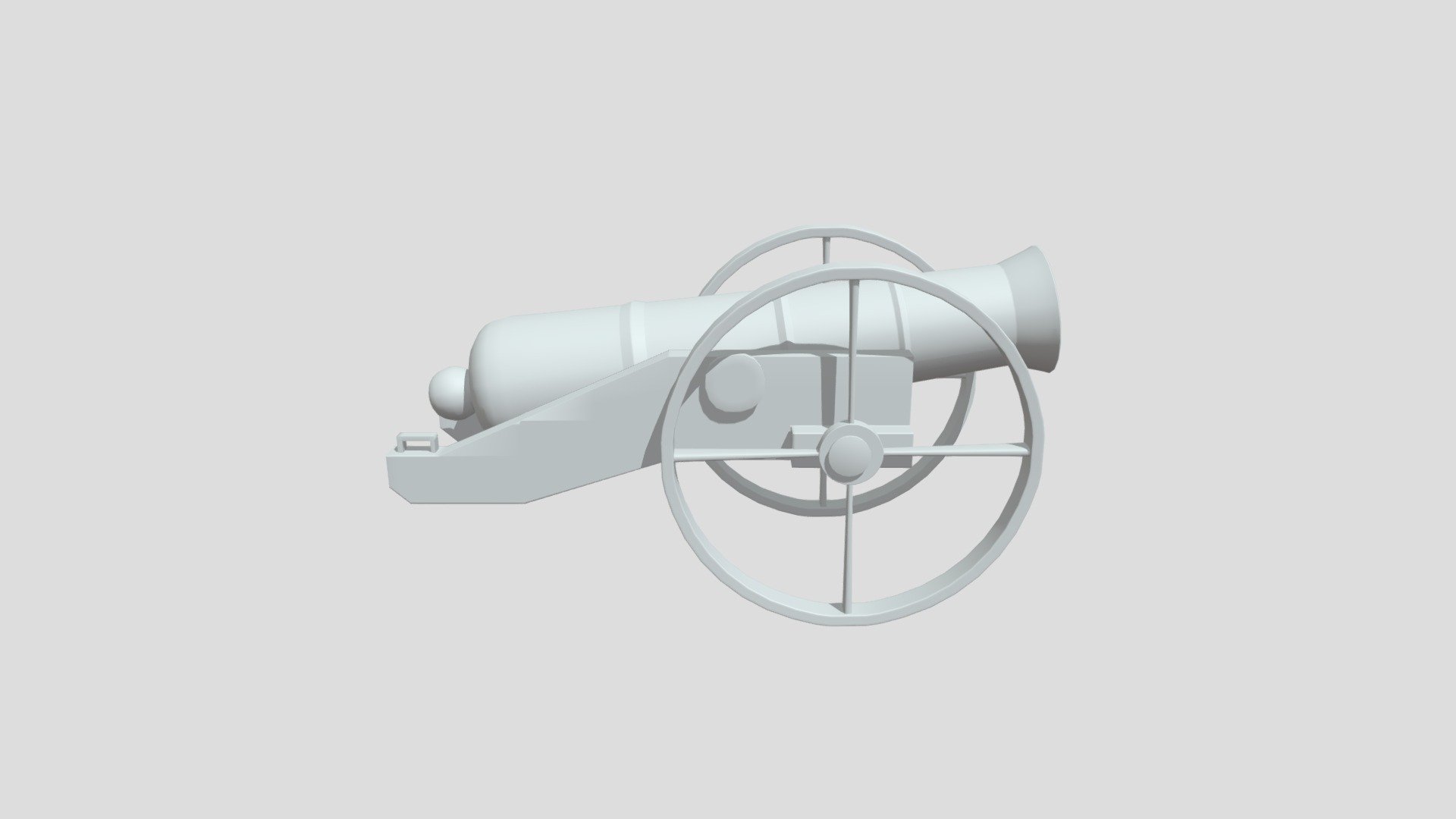 Cannon (WIP-1) - 3D model by Mark Gonzalez (@MarkGonzalez) [d7dd120 ...