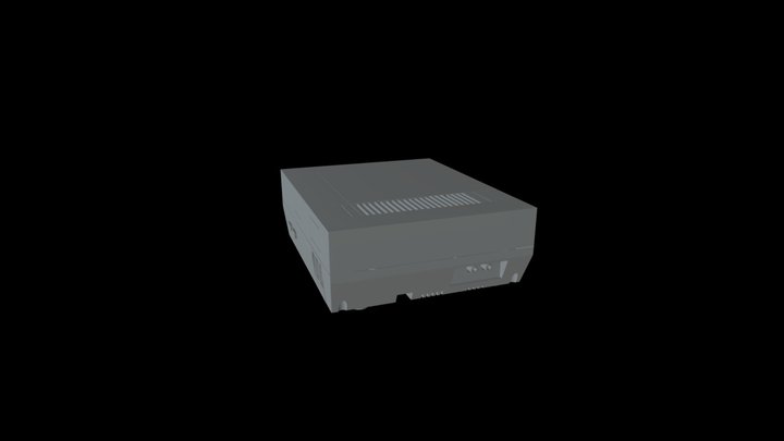 Nes - Nintendo Entertainment System 3D Model