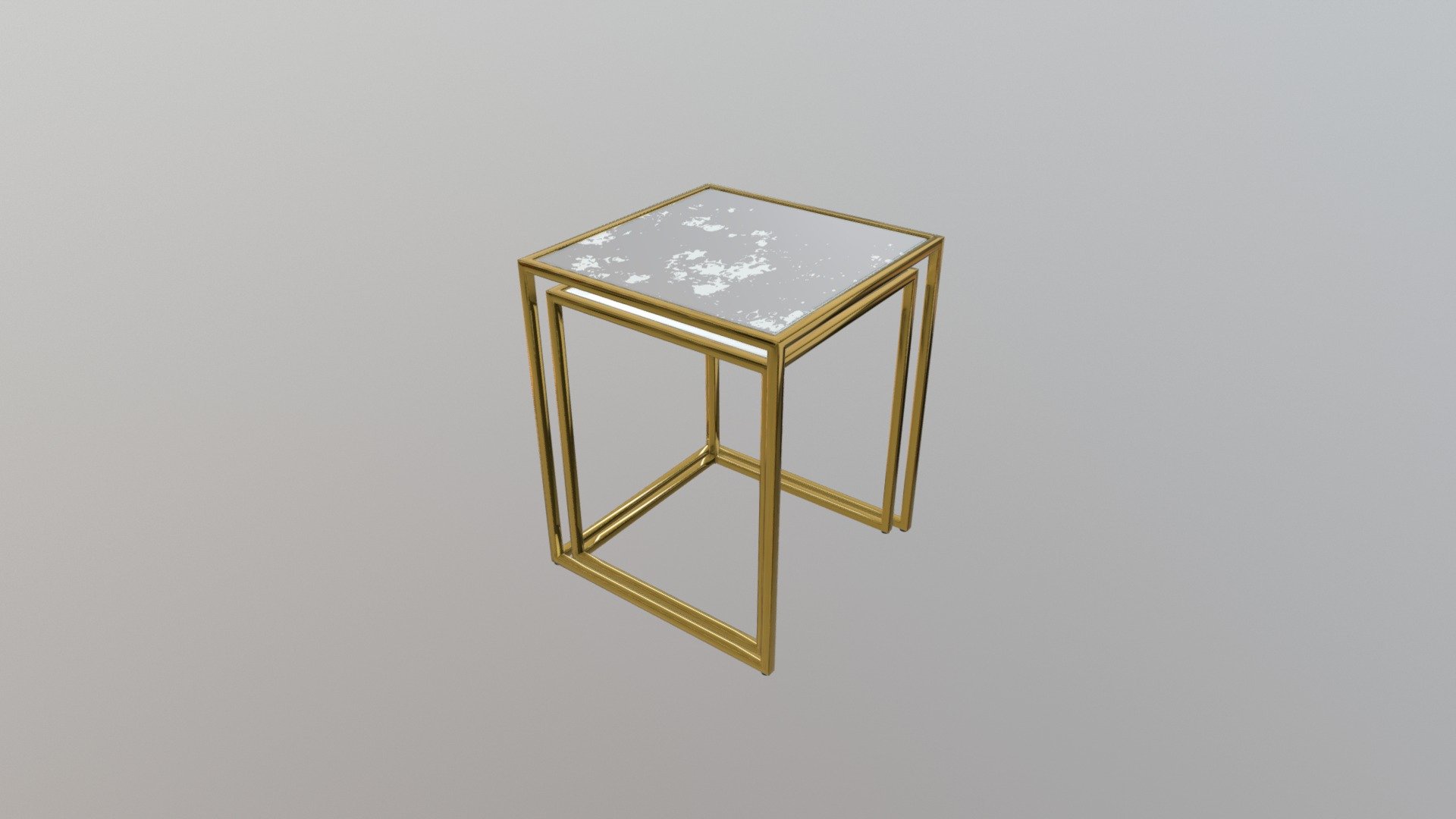 Calais Nesting Tables Brass - 405005