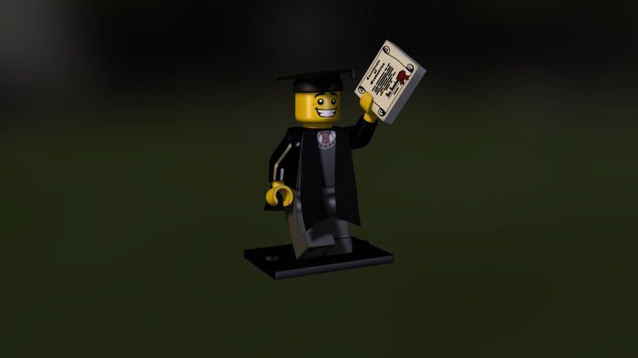 Lego Minifigure 3D Model