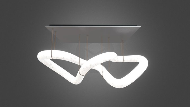Pendant light Infinity 12 3D Model