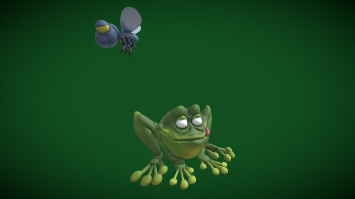 the frog 3D Model