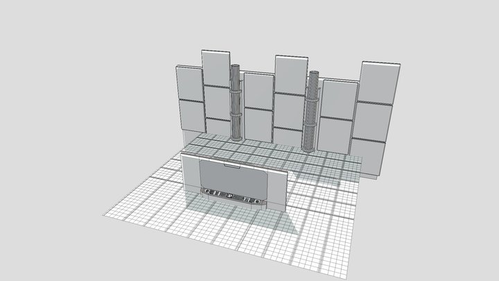 Testing Facility Scene 3D Model