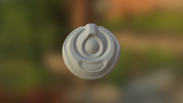 Cgcookie Robo-Orb Retopology exercise 3D Model