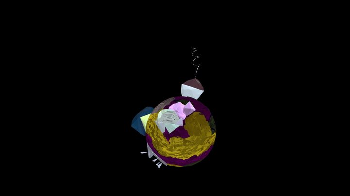 Purple Ben 3D Model
