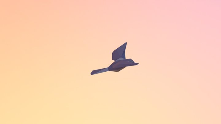 Animated Starling 3D Model