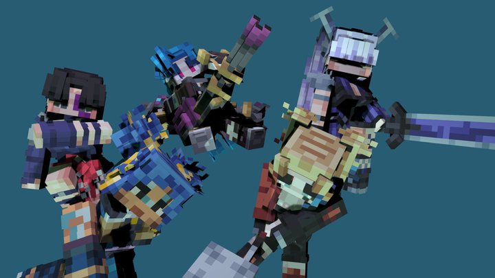 character bundle 3D Model
