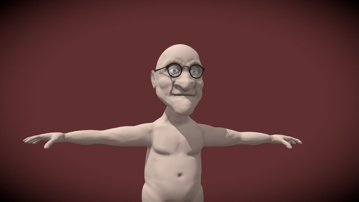 Albert Modeling 3D Model