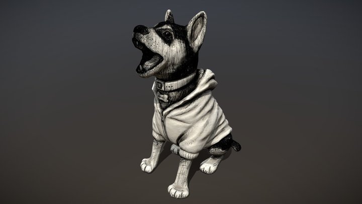3D Inktober 2019 - 6 - Husky 3D Model