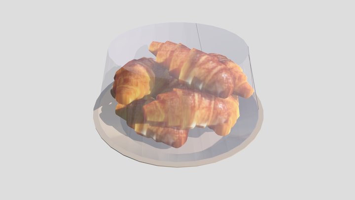 Croissants in a box – Free 3D Model STL