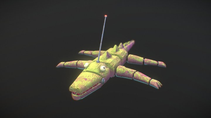 Croc 3D Model