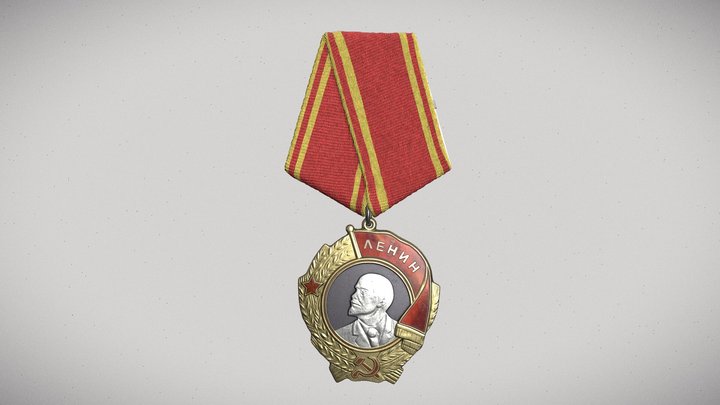 Order of Lenin 3D Model