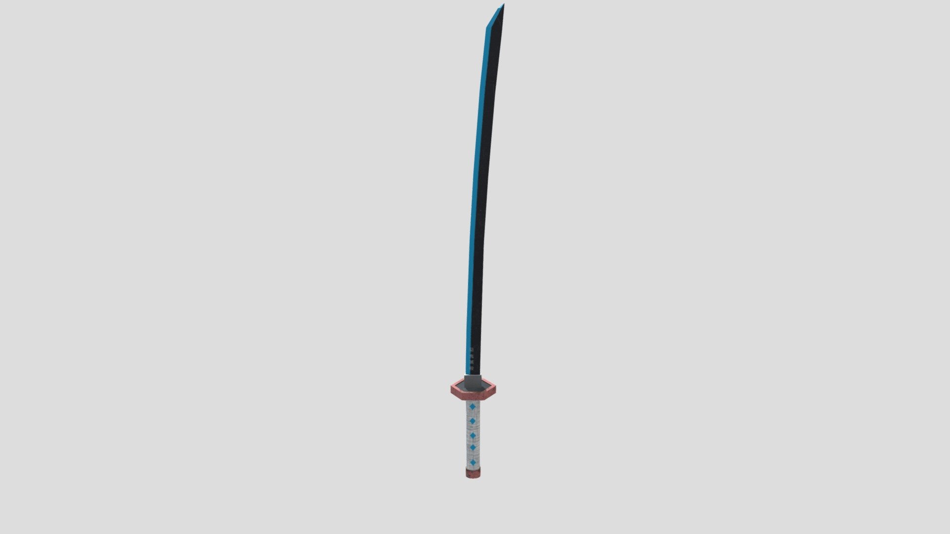 Giyu Tomioka Nichirin Sword - Download Free 3D model by Blue Speedster ...