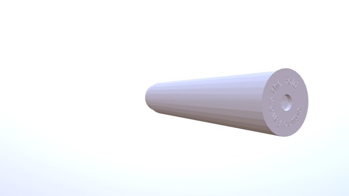 Airsoft Suppressor for Elite Fore 1911 3D Model