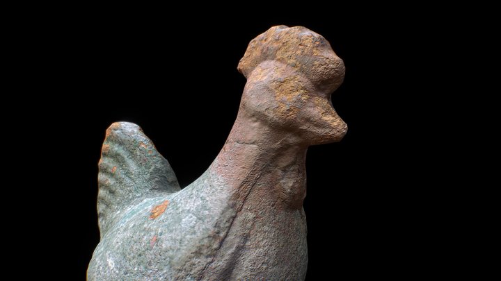 Chicken Statue Photogrammetry 3D Model
