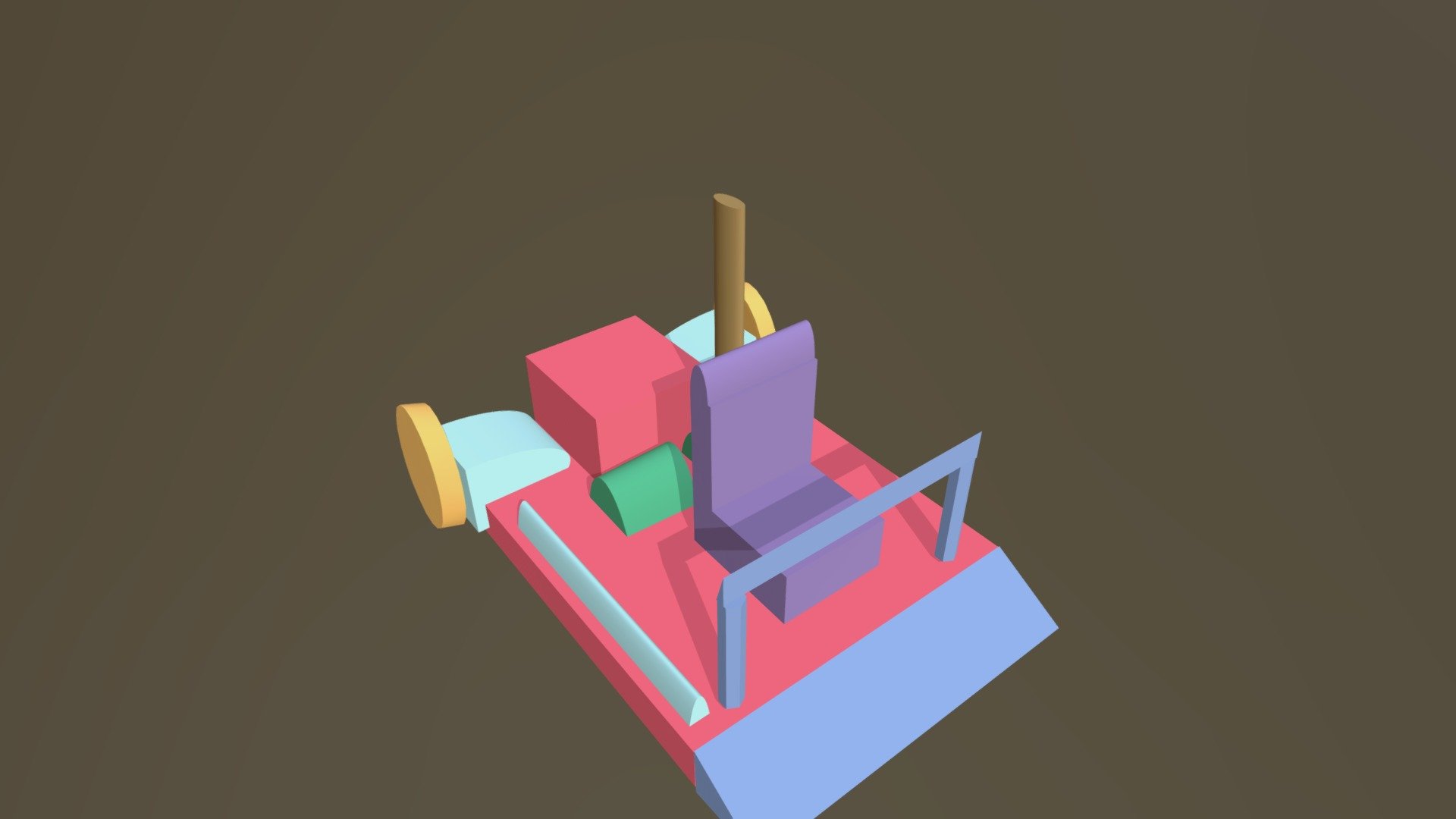 Go Kart Basic Design 3D model