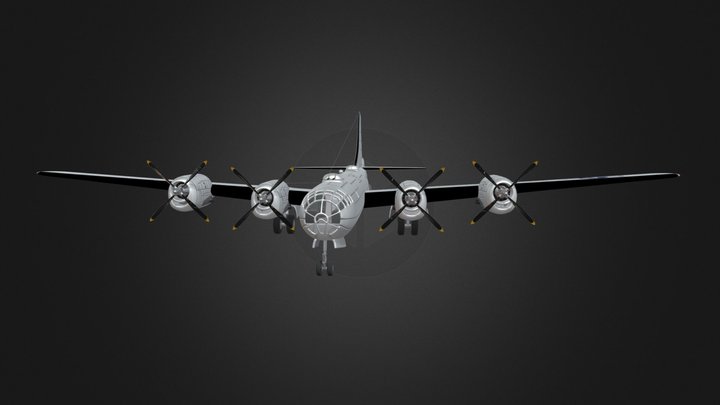 B-29 Superfortress 3D Model