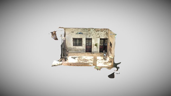 bombed house 3D Model