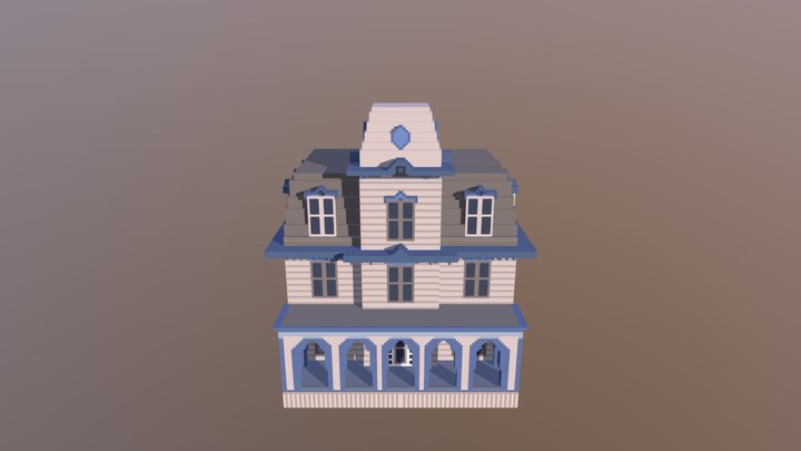 Charles A Jordan House 3D Model