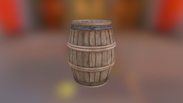 Barrel 3D Model