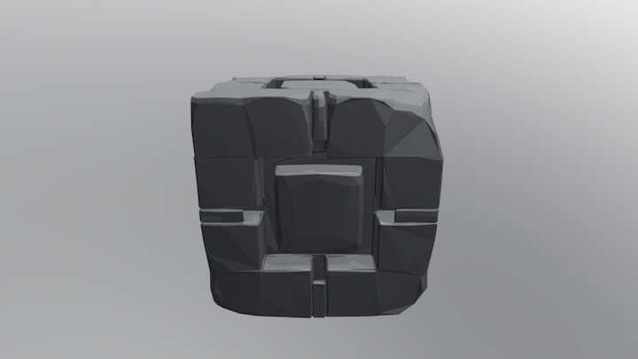 Cube Geometry Temp Temp 3D Model