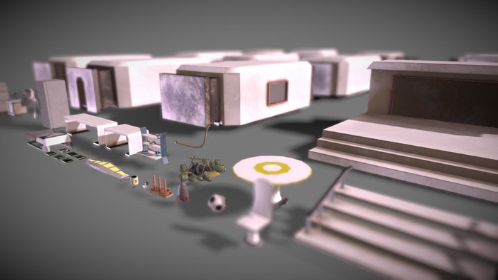 Projet Aaron - Human procedural base props – Kostenloses 3D-Modell STL