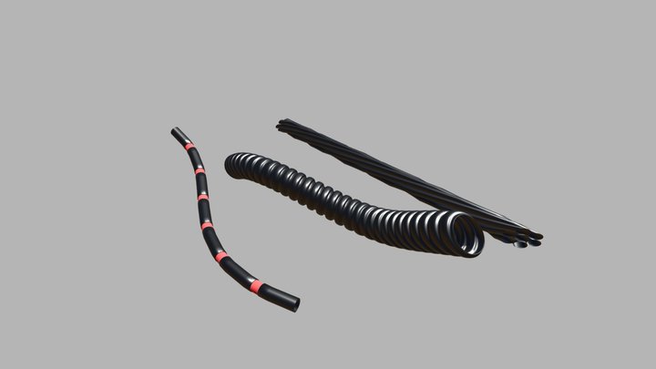 Sci- Fi Wires 3D Model
