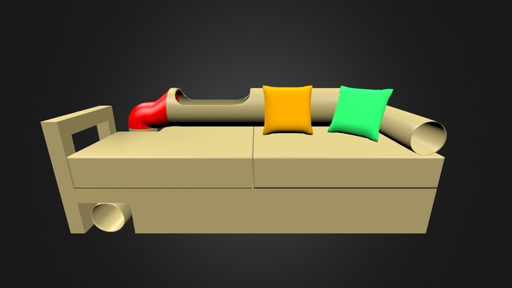 Coude Canapé 3D Model